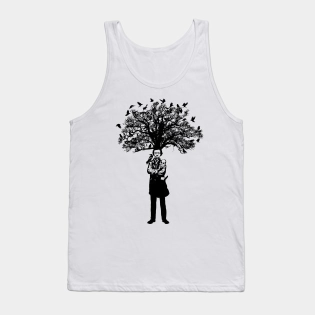 Poe Tree Tank Top by kookylove